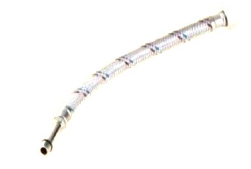 Wężyk w oplocie stalowym 30cm 1/2xM10 wąż do baterii stojącej we013