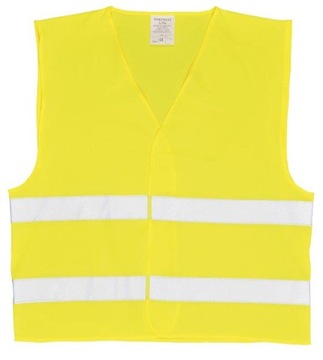 ПРЕДУПРЕЖДАЮЩИЙ ЖЕЛТЫЙ СВЕТООТРАЖАЮЩИЙ ЖИЛЕТ