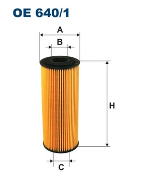 Масляный фильтр FILTRON OE640/1 VW AUDI SEAT SKODA