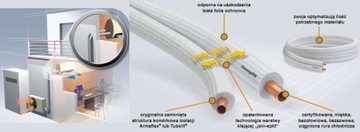 5/8 Armacell TubolitРазрезная изолированная медная труба