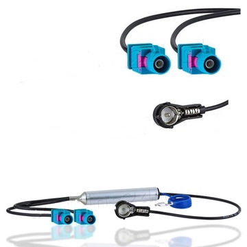 СЕПАРАТОР УСИЛИТЕЛЬ VW Seat Skoda 2 X FAKRA ISO