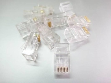 wtyk sieciowy modularny RJ45 8p8c 10szt