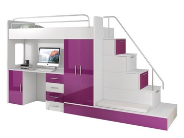 фото ориг. №3, Bunk bed raj 5 with a table with a table two mattresses + free of charge seat