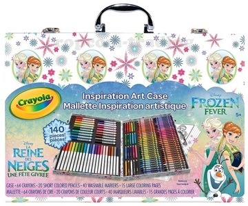 CRAYOLA FROZEN Набор в чемодане Мелки Маркеры 140 шт.