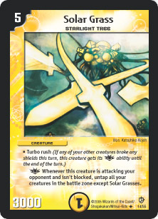*DM-08 DUEL MASTERS - SOLAR GRASS - !!!