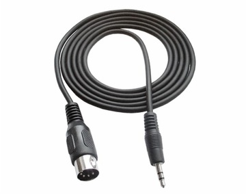 KABEL PRZEWÓD wtyk DIN - wtyk JACK 3,5mm 1,2m