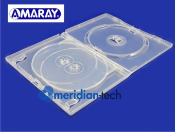 Pudełko Amaray na 3 x DVD Super Clear 14mm jakość!