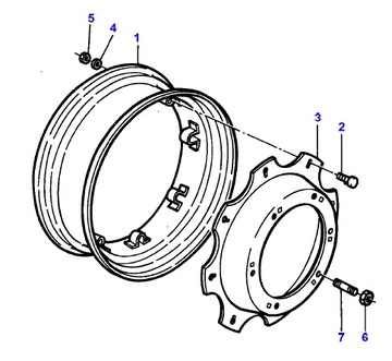 ОБОД 14-3 ДЮЙМА MASSEY FERGUSON 1678716M92 1678717M91