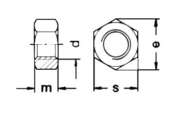 Гайка Гайки низкооксидные М8 10 шт.