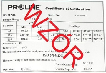 Ключ динамометрический 1/2 40-210 Нм 460 мм PROLINE