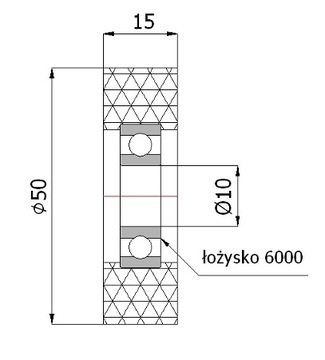 fi 50 DO OKLEINIARKI ROLKI DOCISKOWE fi 10 szer.15
