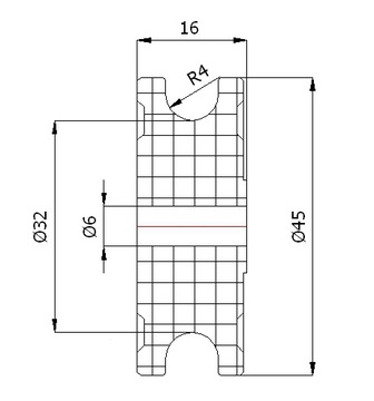 Fi 45 Roller для Fi 8 Rollers на ролике
