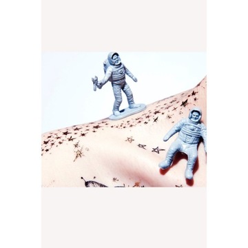 Paperself tatuaż galaktyka na plecy wodny