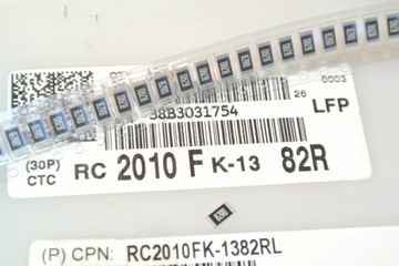 82R 1% 0.75W SMD 2010 Rezystor YAGEO [8szt] #A419