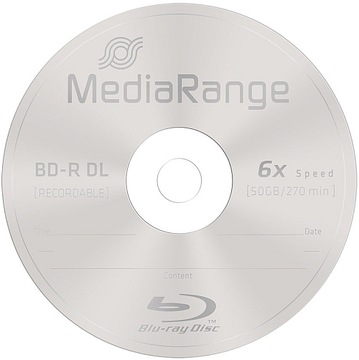 MediaRange BD-R Blu-Ray 50 ГБ 6x 1 шт. JC BOX