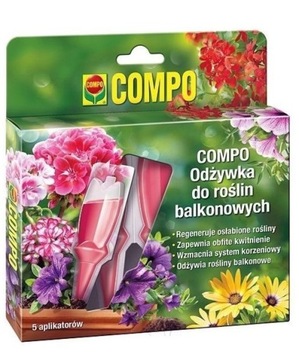 COMPO Odżywka do roślin balkonowych 5x30ml NAWÓZ