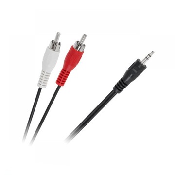 Кабель AUDIO JACK 3,5 мм, 2 кабеля RCA, 15 м, AUX RCA