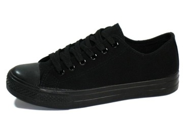 Tenisówki Trampki TL151 All Black r.38