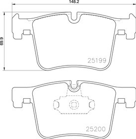 КОЛОДКИ TEXTAR ДАТЧИК ПЕРЕДНИЙ BMW 3 F31 4 F32 82 F36