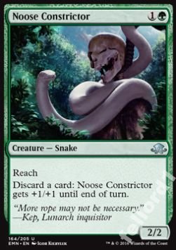 Noose Constrictor - rośnie za discard @@@@