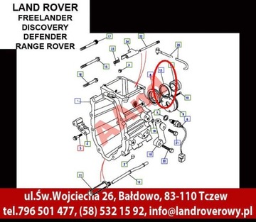 DISCOVERY 1 2 САЛЬНИК ВАЛА КОРОБКИ РЕДУКТОРОВ