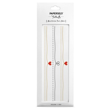 Татуировка Paperself Love, приклеенная на спину руки, временная водонепроницаемая