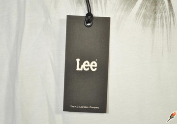 LEE t-shirt damski WHITE s/s ABSTRACT T _ XS r34