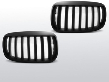 GRILL (NERKI) BMW X5 E70 X6 E71 08- BLACK