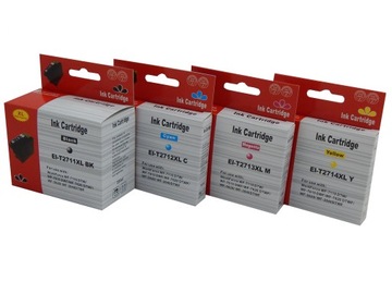 4x TUSZ DO EPSON T2711-14 27XL WF 3620 3640 7110