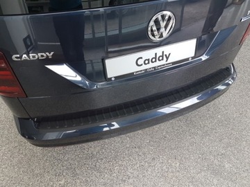 ЗАЩИТНАЯ НАКЛАДКА НА ЗАДНИЙ БАМПЕР VW CADDY