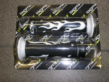 BGM FLAME manetka manetki biało-czarne KOMPLET