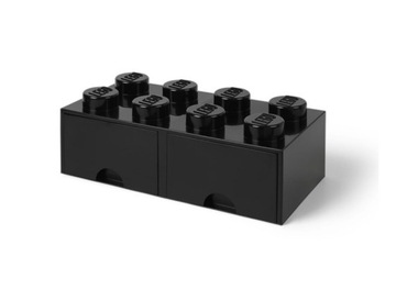 Контейнер LEGO с ящиками Brick 8 Black