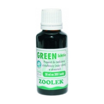 ZOOLEK GREEN ZIELEŃ 250 ICHTIO NA OSPĘ ODKAŻALNIK