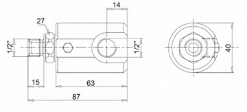 ПОВОРОТНЫЙ УГЛОВОЙ ГИДРАВЛИЧЕСКИЙ СОЕДИНИТЕЛЬ GGL-1/2 ГИДРОЛАЙДЕР