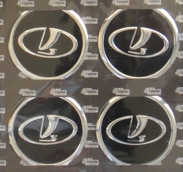 LADA 60mm EMBLEMATY NAKLEJKI NA KOLPAKI ALU FELGI