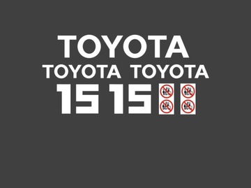 Naklejki oklejenie wózek widłowy TOYOTA 6 FG 15