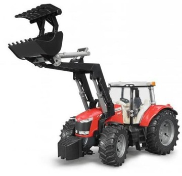 BRUDER 03047 MASSEY FERGUSON 7600 ТРАКТОР С НАГРУЗКАМИ