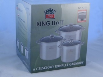 KOMPLET GARNKÓW garnki 6el. SUPER CENA 1/ 4311