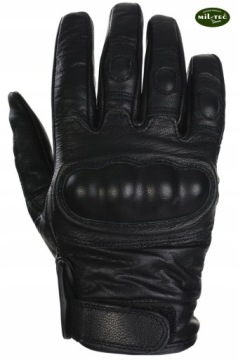 Перчатки MIL-TEC CQB WZMACRATED LEATHER Gloves M