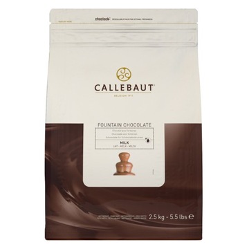 Шоколад Callebaut MILK для фонтанов 2,5 кг