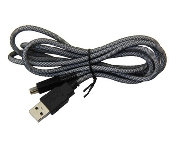 IRIS Kabel USB 1.5m w oplocie do ładowania konsoli New 2DS XL New 2DS XL