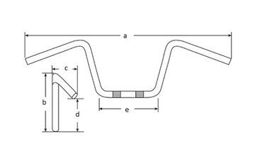 Apehanger TRW Lucas MCL137SC высокий руль