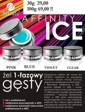 slay AFFINITY ICE PINK GEL 30 г УФ-силуэт