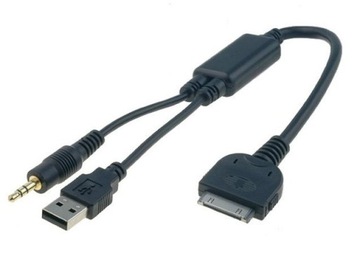 ZŁĄCZE IPOD BMW AUX USB 1 E87 3 E90 E91 X3 (od 11)