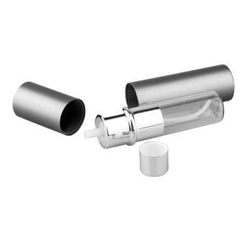 ATOMIZER PODRÓŻNY DO PERFUM FIOLKA NA 10ml SREBRNY BUTELKA NA PERFUMY