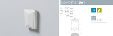 DOMOSTYL SA1 KEYSTONE 290 x 240 мм