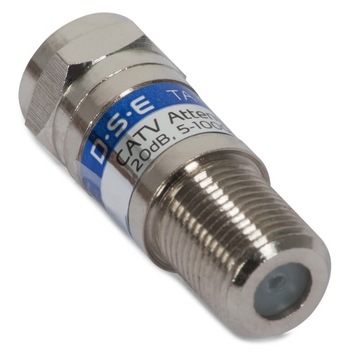 Tłumik stały 20dB DSE TA01-20 5-1000 MHz ABCV