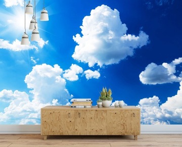 3D фото обои небо солнце облака 368x254 F00307