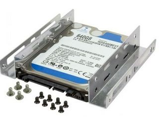 Szyny Ramka Sanki dwa 2x HDD SSD 2.5 cala do 3.5 2