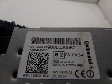 9808620980 RADIO CD Rd530 - 0d CITROEN C4 II Ds4